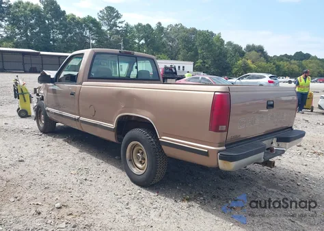 1997 Chevrolet C1500 Fleetside из США, поврежденный, VIN 1GCEC14M1VE192636